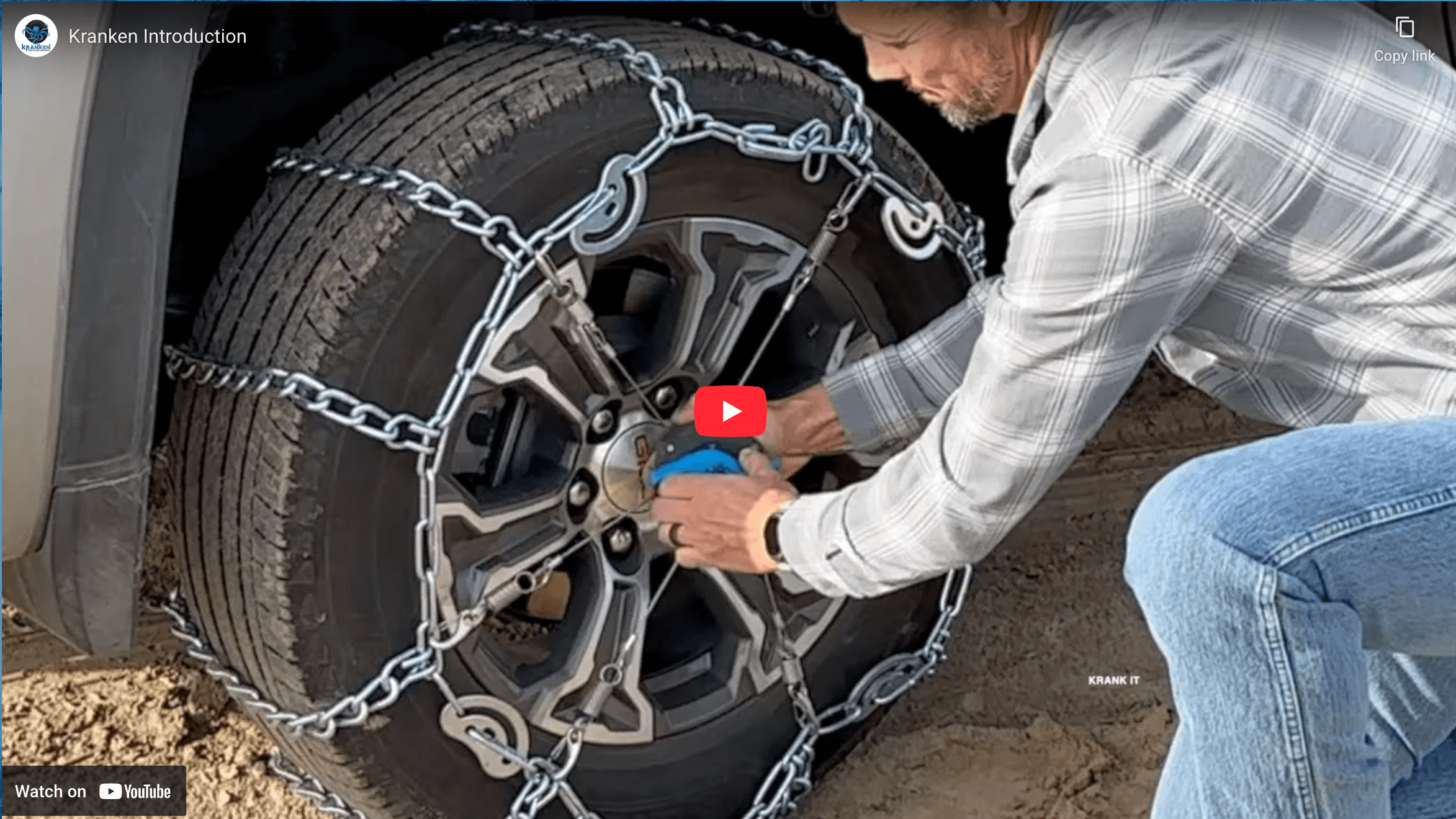 Easy installing of the tire chain tensioner by Kranekn